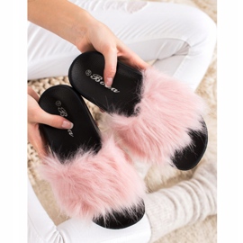 SHELOVET Pantofole alla moda rosa 1