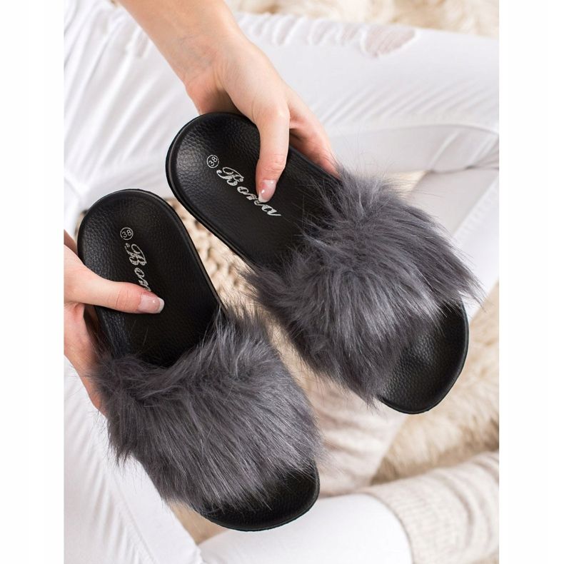 SHELOVET Pantofole alla moda grigio 1