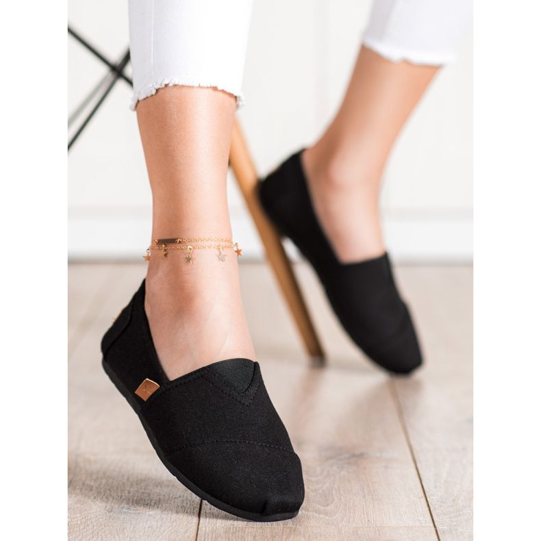 SHELOVET Sneakers nere senza lacci nero 1