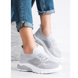 Filippo Sneaker stringate e traforate grigio 2