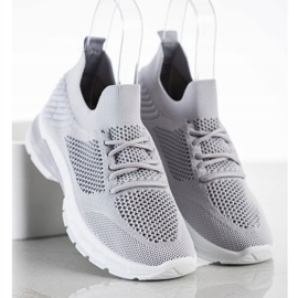 Filippo Sneaker stringate e traforate grigio 1