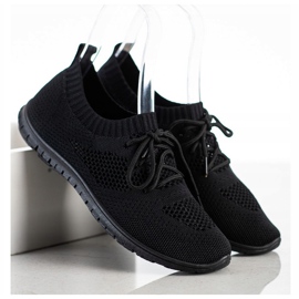 SHELOVET Sneakers nere traforate nero 1