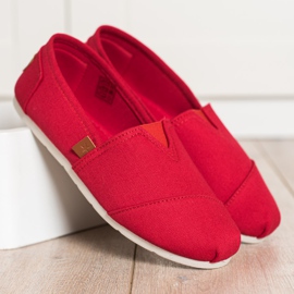 SHELOVET Sneakers rosse senza lacci rosso 1