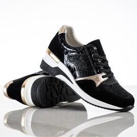 Goodin Sneakers in pelle allacciate nero multicolore 1