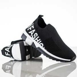 Filippo Sneakers alla moda senza lacci nero 1