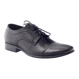 Scarpe basse in pelle Pilpol 1262 scarpe uomo nero 1