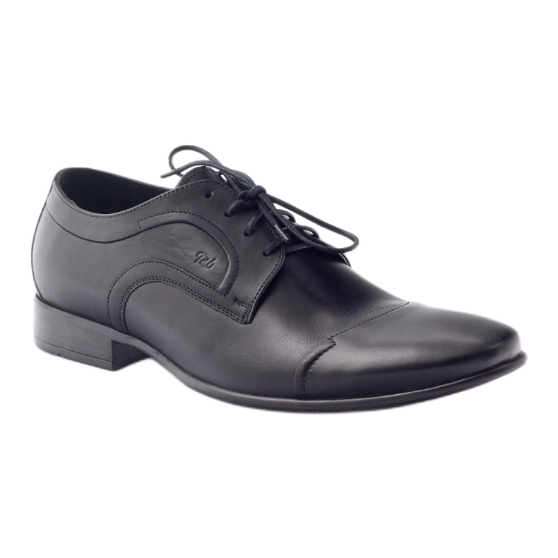 Scarpe basse in pelle Pilpol 1262 scarpe uomo nero 1