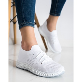 MCKEYLOR Scarpe Sportive Slip-On bianca 1