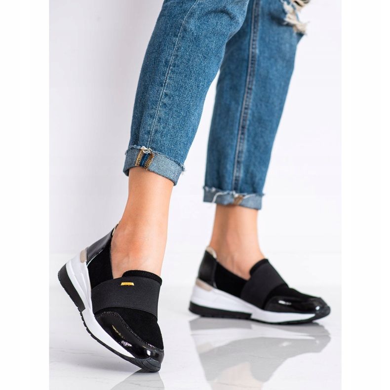 Goodin Sneakers in pelle nera nero 1