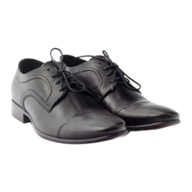 Scarpe basse in pelle Pilpol 1262 scarpe uomo nero 4