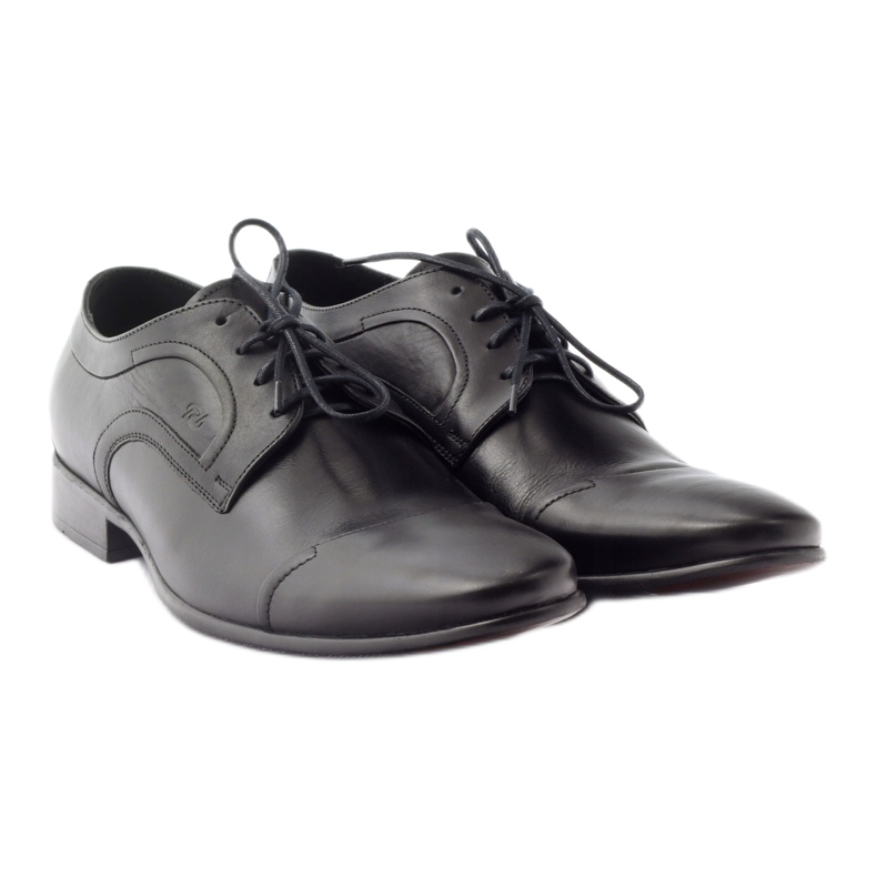 Scarpe basse in pelle Pilpol 1262 scarpe uomo nero 4