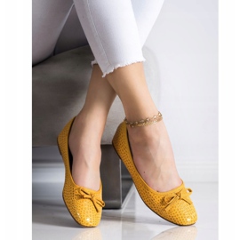Goodin Ballerine in ecopelle giallo 2