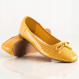 Goodin Ballerine in ecopelle giallo 1