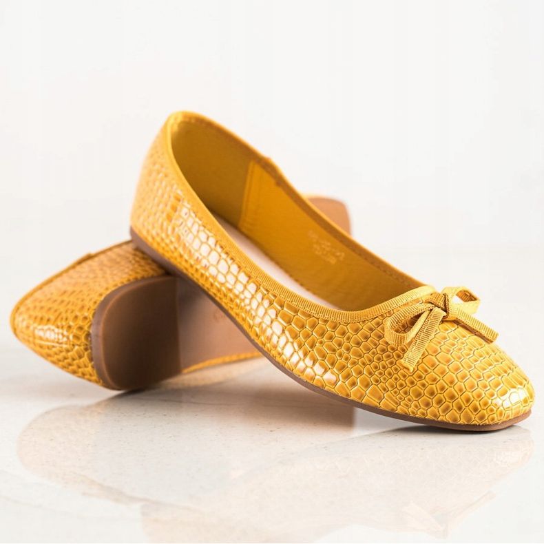 Goodin Ballerine in ecopelle giallo 1