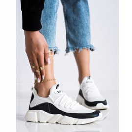 Sneakers da donna Big Star FF274A052 bianco nero 1