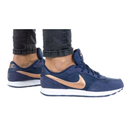 Scarpa Nike Md Valiant (GS) Jr CN8558-401 blu navy d'oro 6