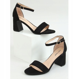 Sandali neri con tacco alto 8741 Black nero 2