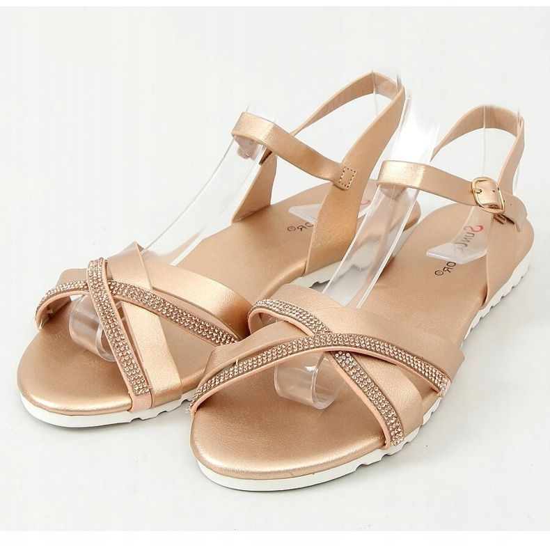 Sandali da donna champagne 3160 Champagne multicolore 1