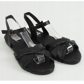 Sandali neri da donna 3160 Black nero 1