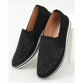 Scarpe traforate nere 918-15 Black nero 1