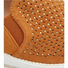 Scarpe traforate cammello 918-15 Cammello marrone 1