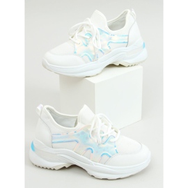 Scarpe sportive bianche B0-507 Bianco bianca 1