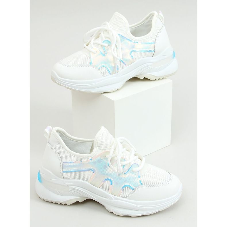 Scarpe sportive bianche B0-507 Bianco bianca 1