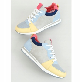 Scarpe sportive multicolori B0-546 Blu multicolore 1