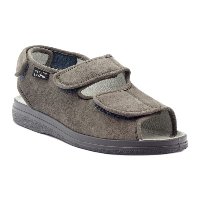 Sandali Befado 733M per diabetici grigio 1