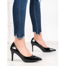 Small Swan Perni verniciati nero 2