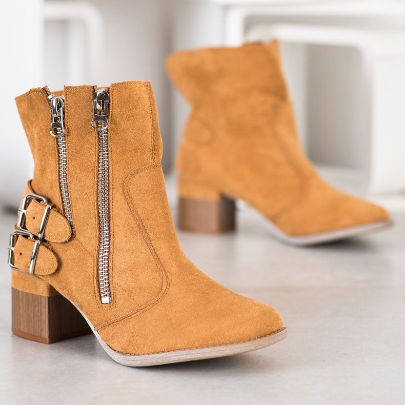 Bella Paris Stivali moda cammello marrone multicolore 1