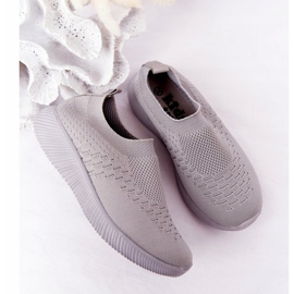 EVE Scarpe sportive per bambini Slip-On Grey School Trip grigio 1