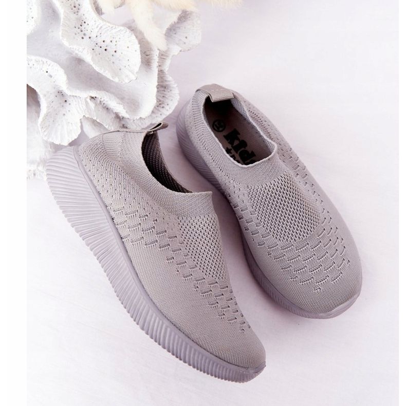 EVE Scarpe sportive per bambini Slip-On Grey School Trip grigio 1