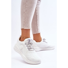 Scarpe Sportive Donna Memory Foam Big Star HH274296 Bianche bianca 2