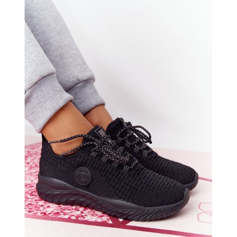 Scarpe sportive da donna Memory Foam Big Star HH274298 Nero 1