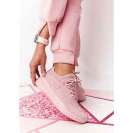 Scarpe sportive da donna Memory Foam Big Star HH274299 Rosa 1