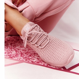 Scarpe sportive da donna Memory Foam Big Star HH274299 Rosa 2