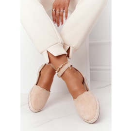 S.Barski Espadrillas In Camoscio Su Suola Di Paglia S. Bararski Beige 1