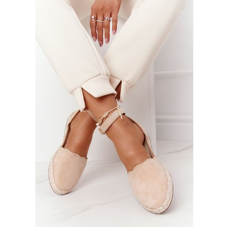 S.Barski Espadrillas In Camoscio Su Suola Di Paglia S. Bararski Beige 1