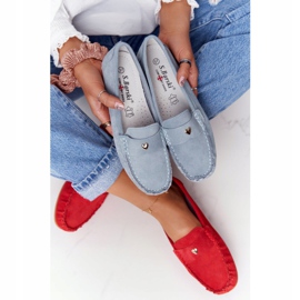 S.Barski Mocassini Donna Scamosciati S. Barski Blu 2