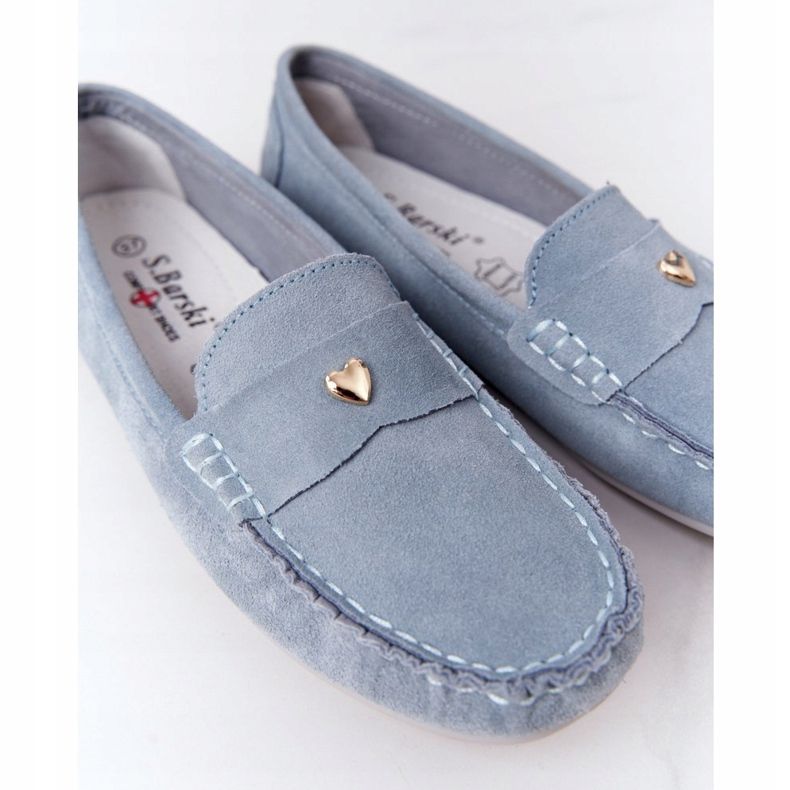 S.Barski Mocassini Donna Scamosciati S. Barski Blu 1