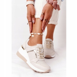 S.Barski Sneakers In Pelle Con Zeppa S. Barki Beige 2