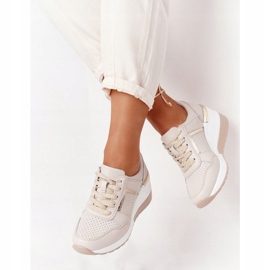 S.Barski Sneakers In Pelle Con Zeppa S. Barki Beige 1