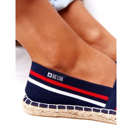 Big Star da donna espadrilles HH274483 blu navy 4