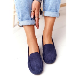 PH1 Mocassini Donna Scamosciati Blu Navy San Marino 1