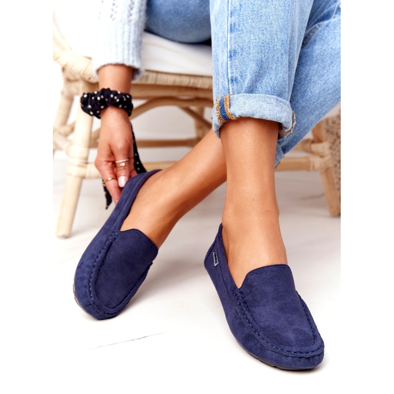 PH1 Mocassini Donna Scamosciati Blu Navy San Marino 2