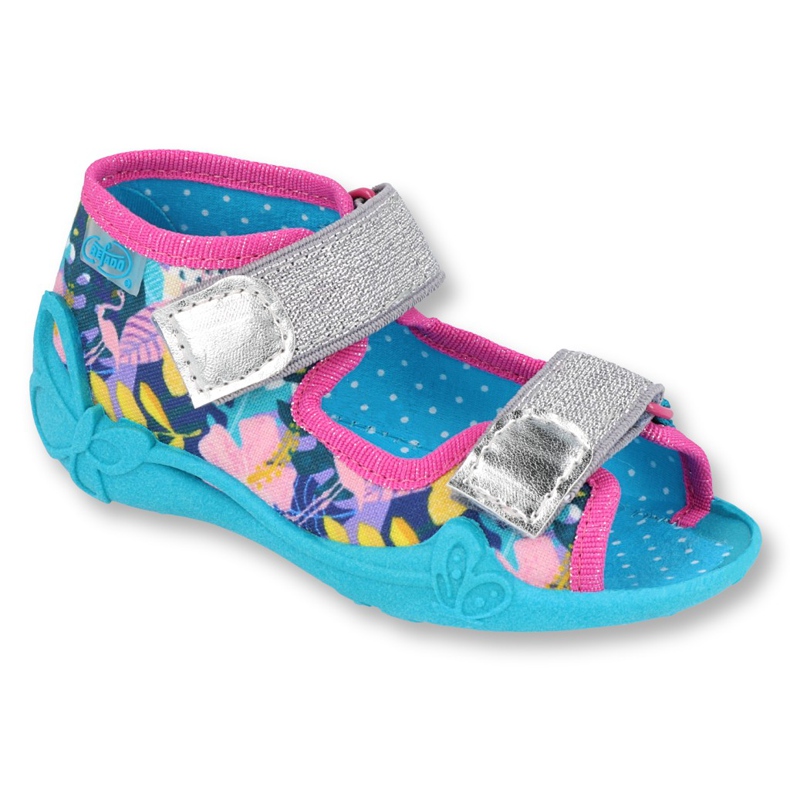 Scarpe per bambini Befado 242P098 blu rosa d'argento multicolore 1