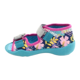 Scarpe per bambini Befado 242P098 blu rosa argento multicolore 2
