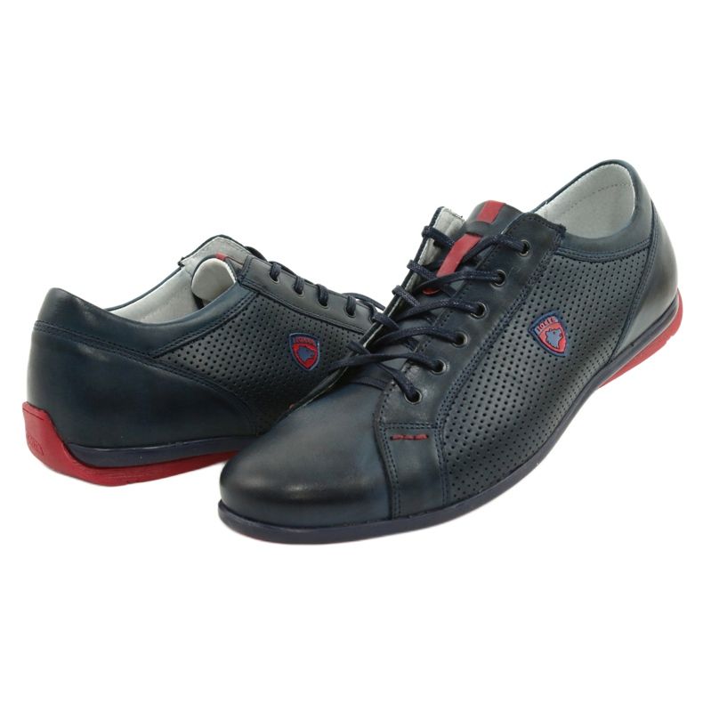Joker Scarpe casual da uomo 295 blu navy rosso 5