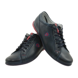 Joker Scarpe casual da uomo 295 blu navy rosso 6